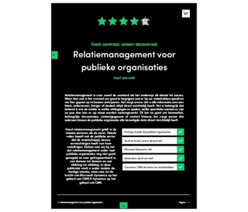 Relatiemanagement voor publieke organisaties