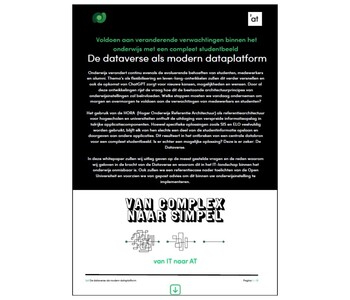 De dataverse als modern dataplatform